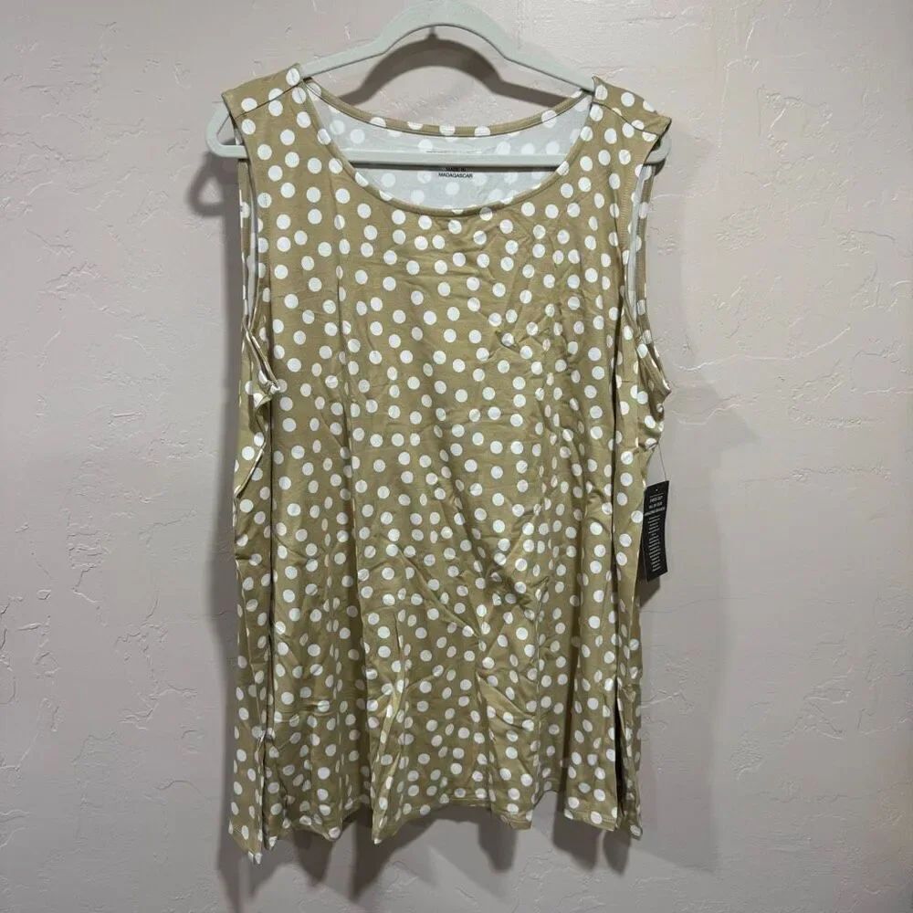 New Stretch Knit Sleeveless Swing Tunic By Jessica London